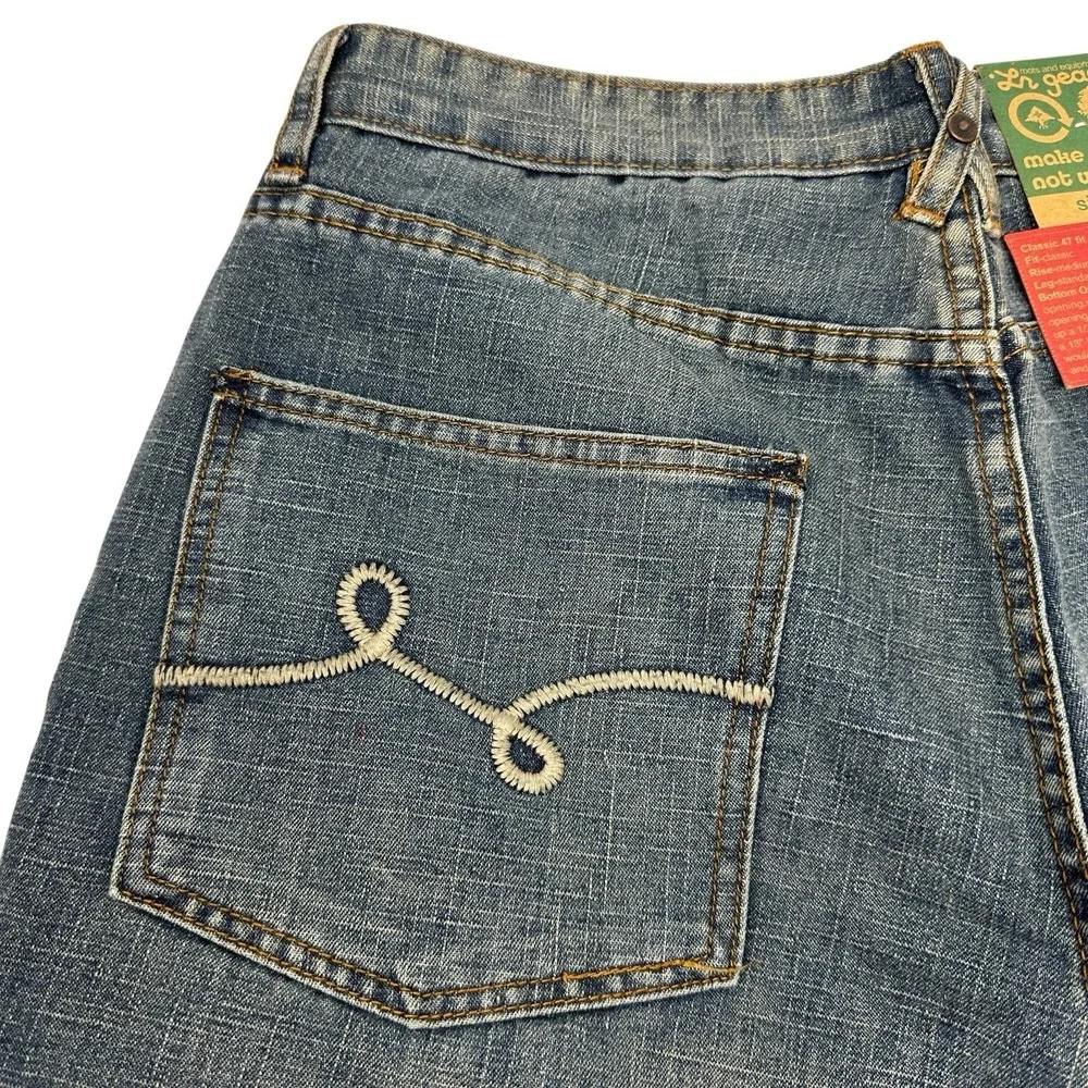 LRG Lifted Research Group Make Jeans Not War Jean Shorts Embroidered NWT‎ 32